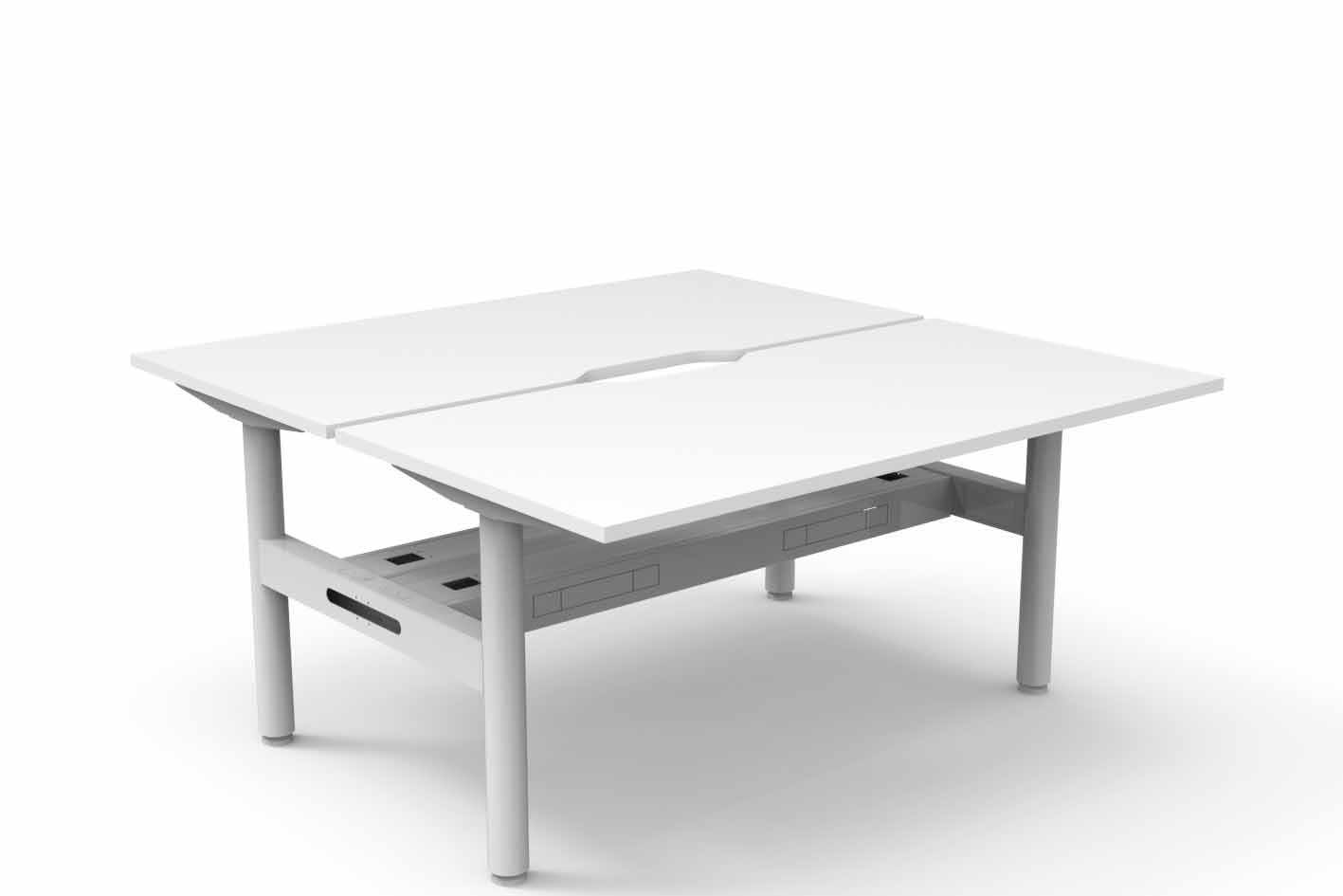 Halo Static 2 Person Double Sided Workstation